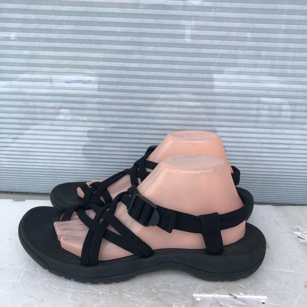 DREAM PAIRS Women's Walking Sandals With Arch Support Elastic Strap Shoes